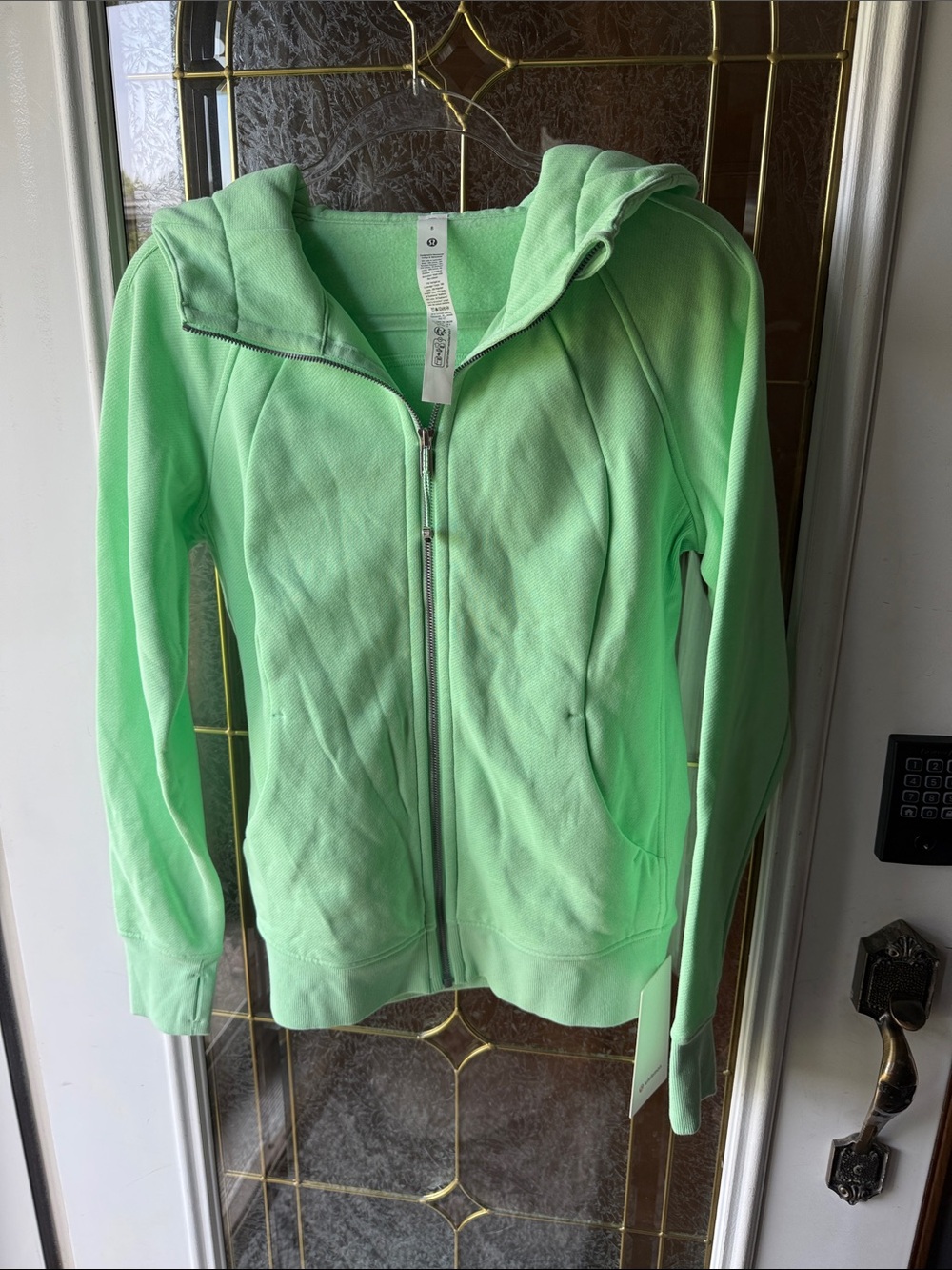 lululemon athletica Mint Green Full-Zip Hoodie NWT SIZE 8